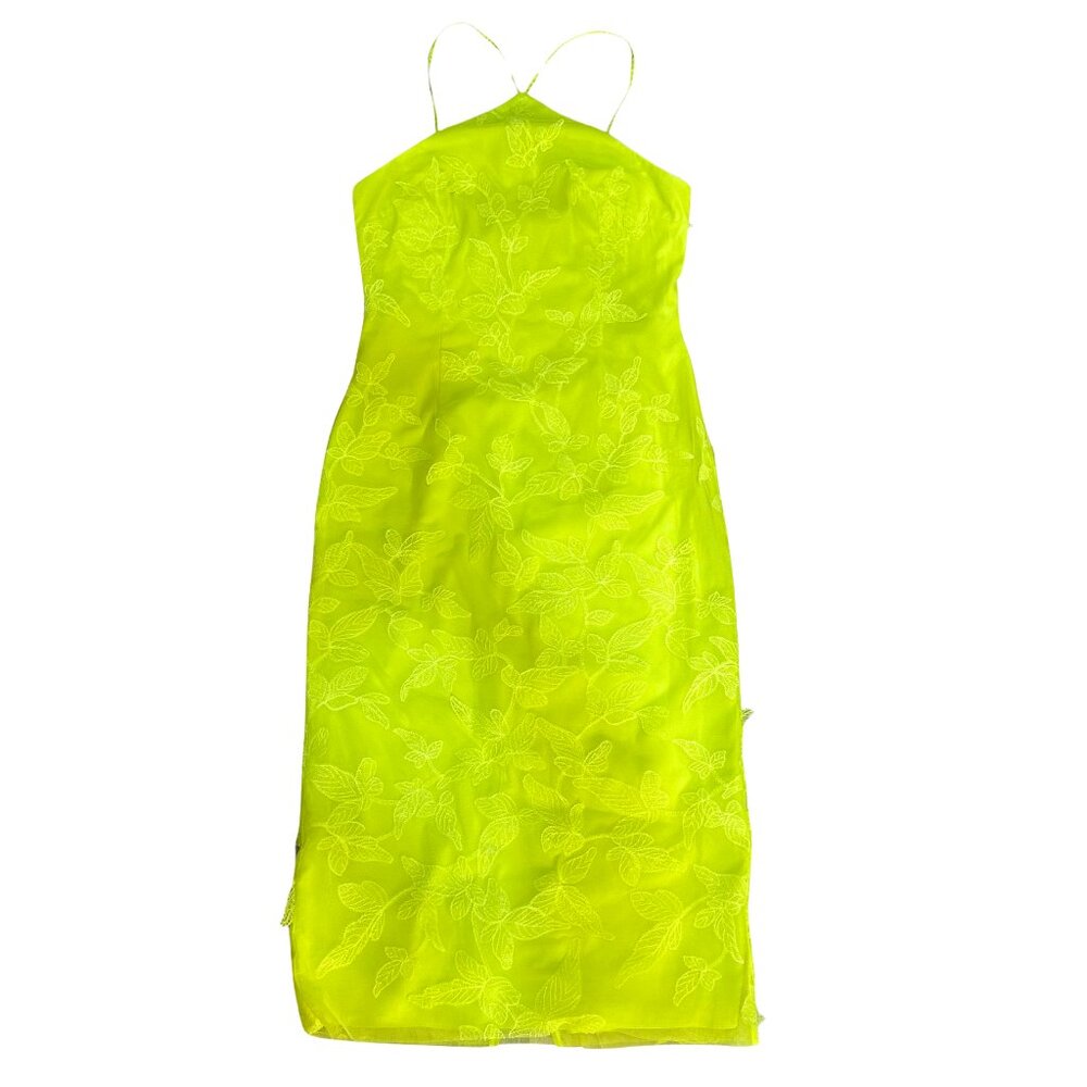 ML Monique Lhuillier Kayla Tulle Midi Dress